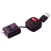 Swiss charger Cavo Ipod e Iphone Retrattile Cable 3-in-1 Micro Usb Mini Usb e 30pin