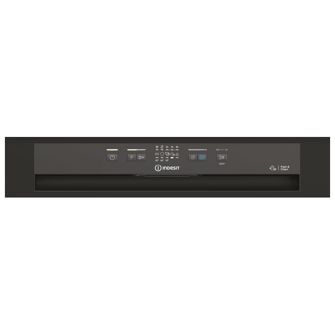 Indesit I3BL634B Lavastoviglie da Incasso a Scomparsa Parziale 14 coperti Classe D 44 dB Touch Display (82x60x55 cm) colore Nero