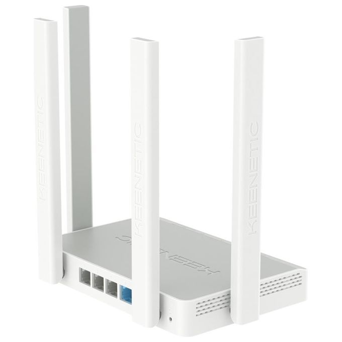 Keenetic KN-3012-01-EU Speedster Router Wi-Fi 5 Mesh AC1200 con Smart Switch Gigabit a 4 porte colore Bianco