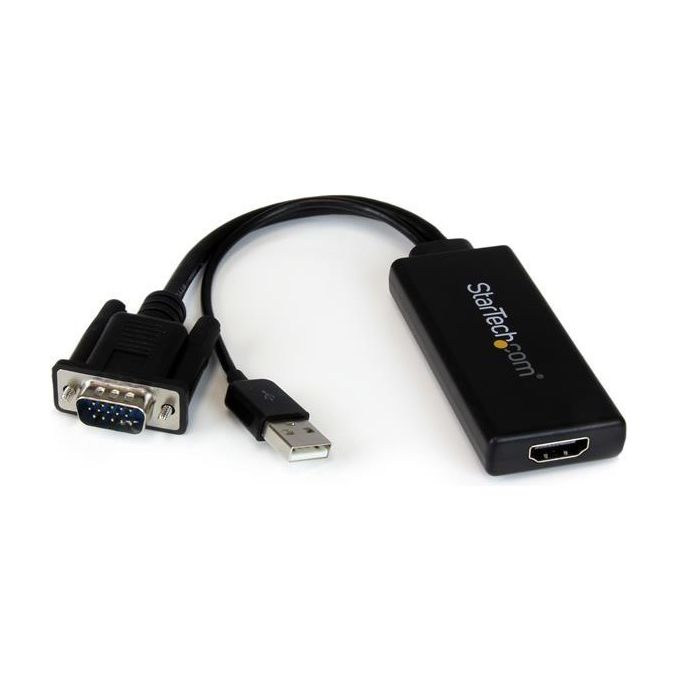StarTech.com Adattatore Convertitore vga a hdmi con Audio via Usb-1080p
