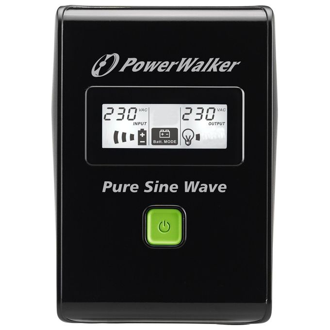 PowerWalker VI 800 SW Gruppo di Continuita' UPS A Linea Interattiva 800VA 480W 2 Prese AC