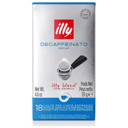 Illy Caffe' in Cialde ESE Mono Splitdose Decaffeinato 1 Confezione da 18 Cialde