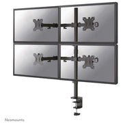 Neomounts FPMA-D550D4BLACK Braccio da Scrivania Full Motion per 4 Monitor 13'' 32'' 6 Kg VESA 75x75 100x100 colore Nero