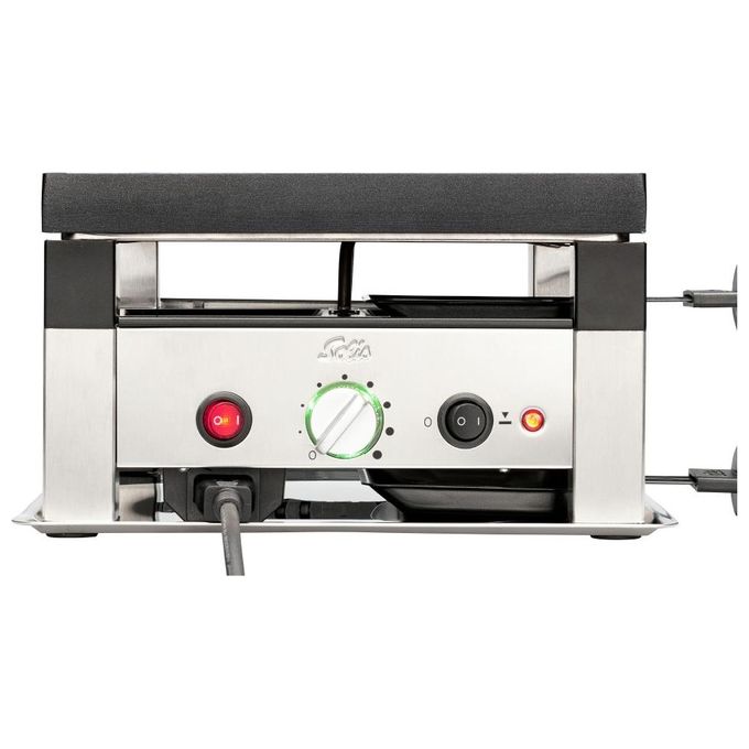 Solis 97756 Tavola Grill 5 in 1 1020 W Piastra Reversibile Antiaderente 4 Persone colore Nero Argento