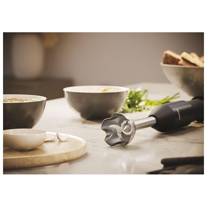Haier 38800002 I-Master Series 5 Frullatore ad immersione 1000 W 3 lame in acciaio inox 100 velocita' colore Nero