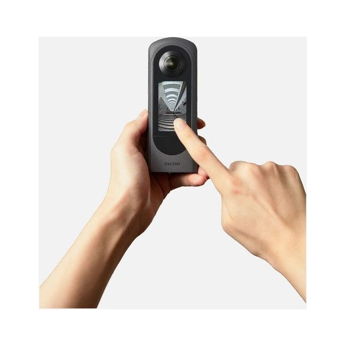 Ricoh 910846 Theta X 2023 Videocamera 360° 48 MP 5.7K Touchscreen Batteria Sostituibile Memoria 46 GB + MicroSDXC colore Nero