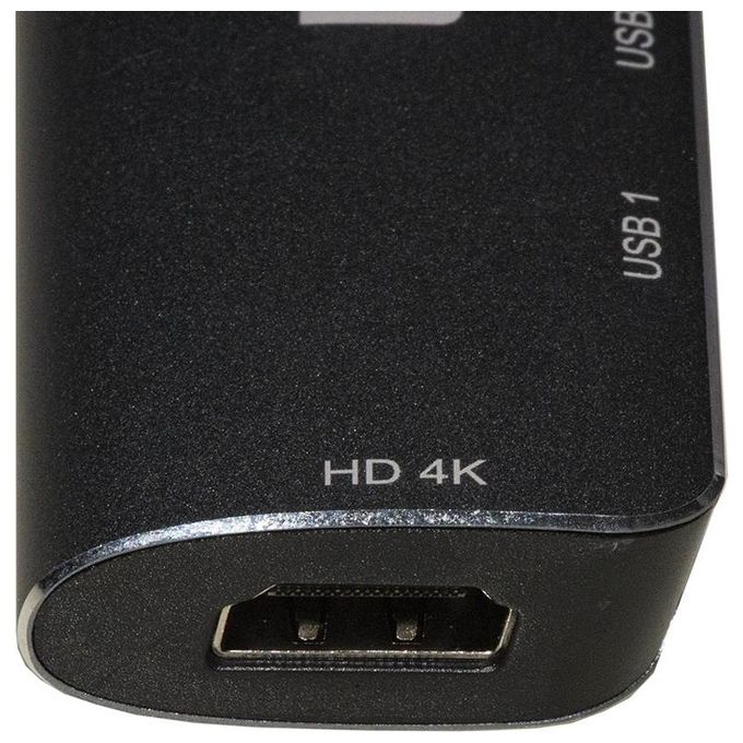 Link Docking Station Usb-C con 6 Porte Hdmi 4k Usb-C 2xUsb 3.0 Lettore Card Micro Sd Sd-Mmc