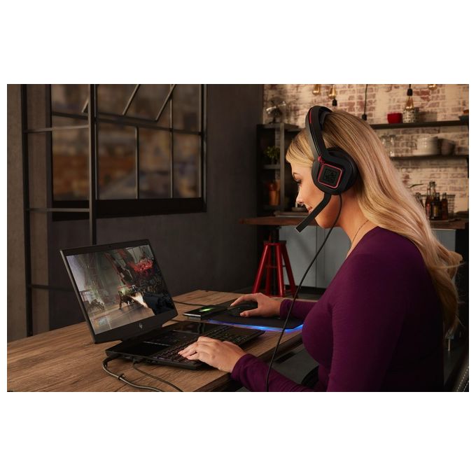 HP OMEN by Outpost Mousepad Mouse con Ricarica Qi Wireless Integrata e Indipendente