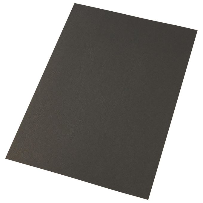 Gbc Confezione 10 0 copertine Leathergrain a3 nero