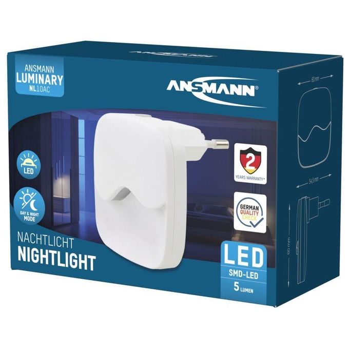 Ansmann NL10AC Luce Notturna Bianco