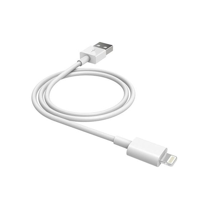 Puro cavo 1mt apple 2.1a lightning made for iphone ipod ipad Bianco