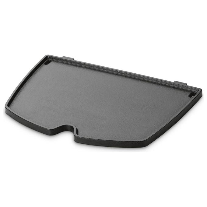 Weber 6558 Piastra in Ghisa per Barbecue a Gas Serie Q 100-1000 Superficie Antiaderente colore Nero