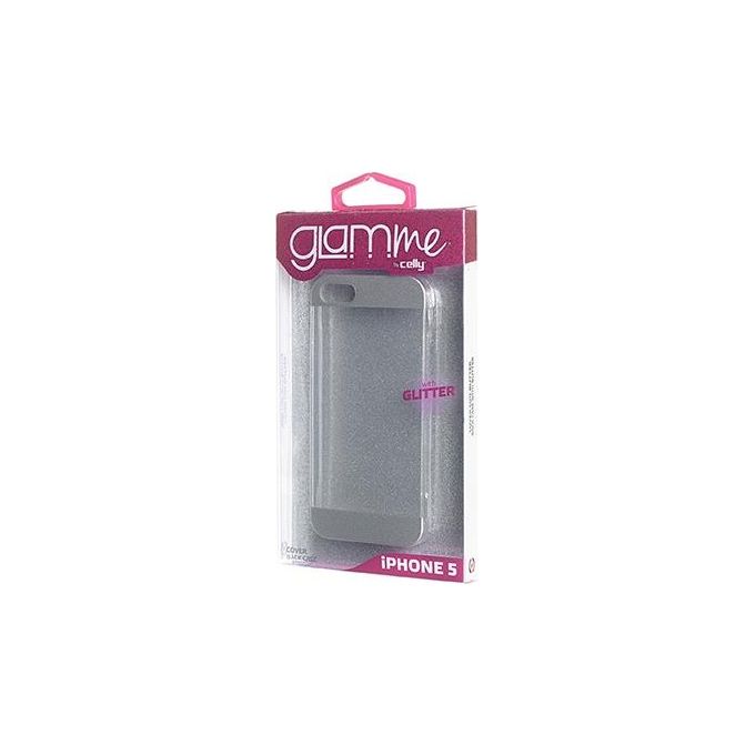 Celly Glamme Cover Glitter White Ip5