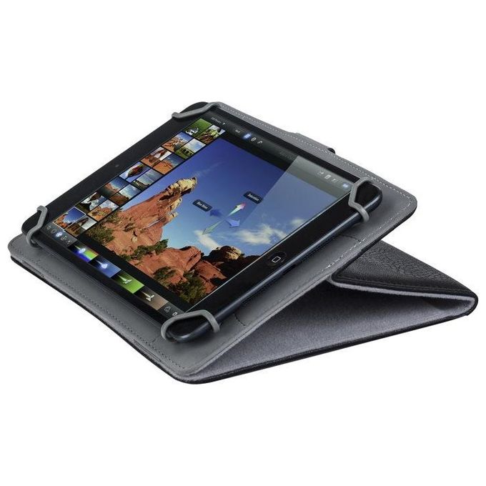 Rivacase 3017 Custodia Universale per Tablet 10'' Nero in Similpelle