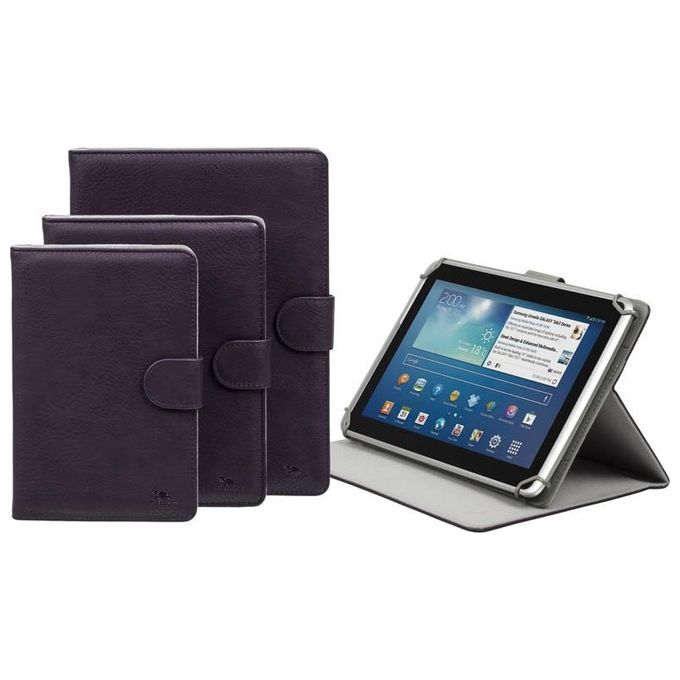 RivaCase 3017 Custodia Universale per Tablet da 10.1'' Viola