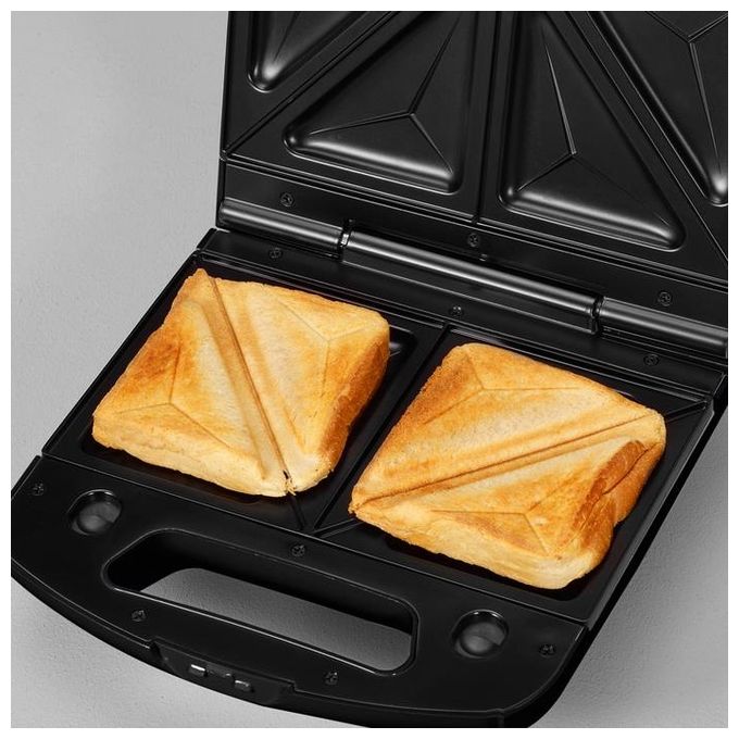 Severin SA 2968 Tostapane Sandwich 3 in 1 Waffle Grill Piastre Intercambiabili Antiaderenti 1000 W colore Nero
