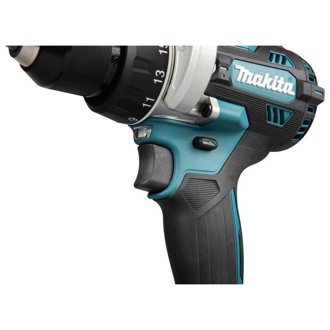 Makita DDF492Z Trapano Avvitatore 18V Motore Brushless 2100 Giri-min 141 Nm Impugnatura a Pistola Mandrino Autoserrante colore Blu Nero