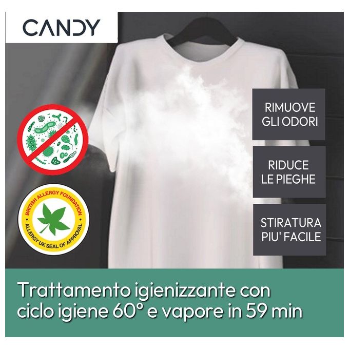 Candy BR 48B6-S Lavatrice Caricamento Frontale 8kg 1400 Giri-min Bianco