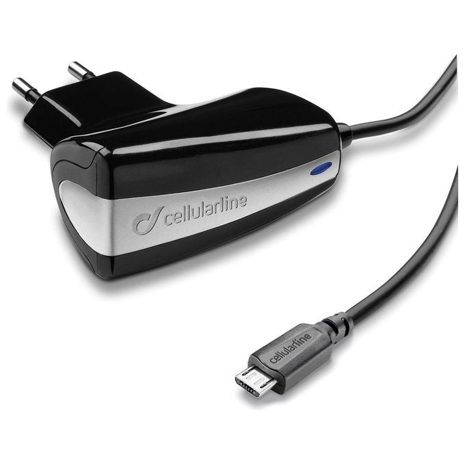 Cellular Line Caricabatterie Micro Usb per Tablet Nero