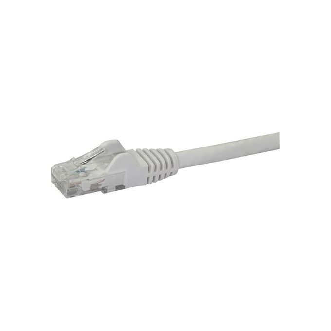 StarTech.com 1m Cat6 White Snagless Gigabit Ethernet Rj45 cavo maschio maschio
