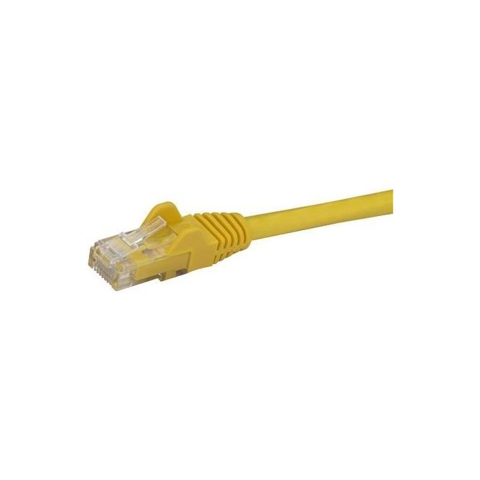 StarTech.com 2m Cat6 Yellow Snagless Gigabit Ethernet Rj45 cavo maschio maschio