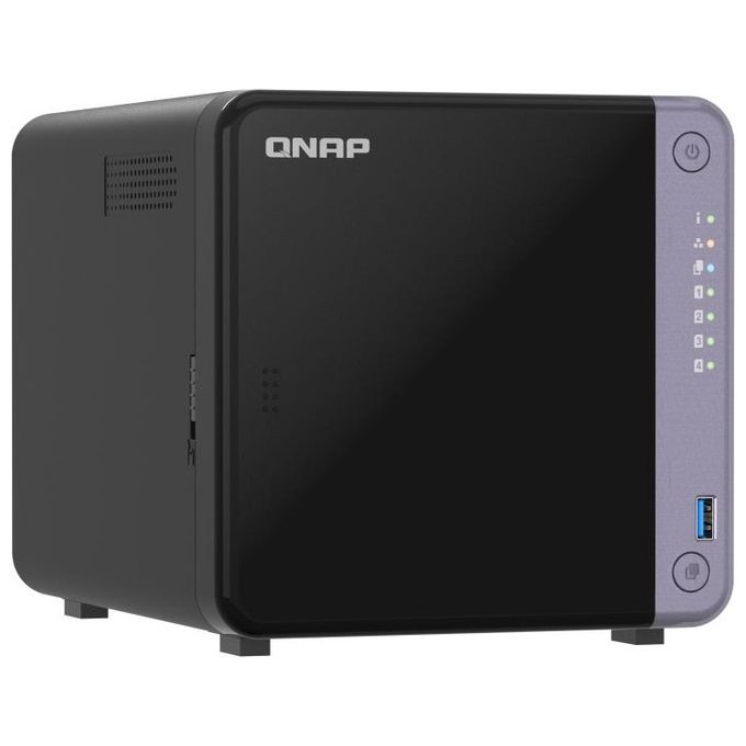 QNAP TS-432X-4G TS-432X NAS Tower 4 Bay 4 GB DDR4 RAM 10GbE SFP+ 2x 2,5GbE colore Nero