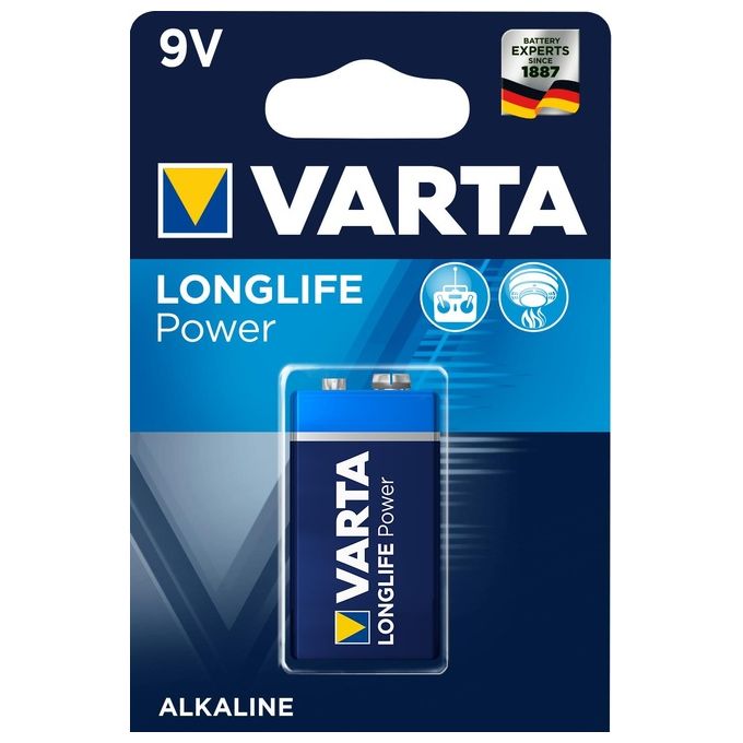 Varta Batteria Alcalina High Energy 9 Volt