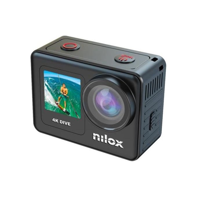 Nilox NXAC4KDIVE001 4K DIVE Action Cam 4K Ultra HD 4 MP Waterproof 10 m Touch Screen Telecomando colore Nero