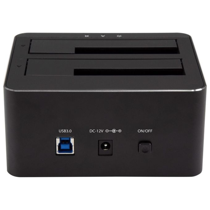 StarTech SDOCK2U33V Docking Station USB 3.0 a Doppio Bay per HDD SSD SATA 2.5 e 3.5 Pollici con Supporto UASP e Hot Swap colore Nero