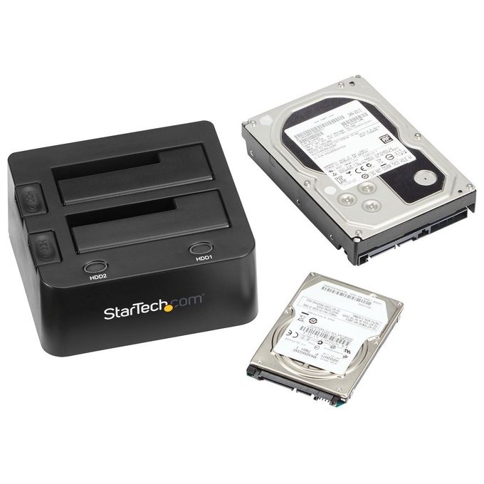 StarTech.com Usb 3.0 Dual Hdd-ssd Dock With Uasp-25-35'' Hard Drive Dock