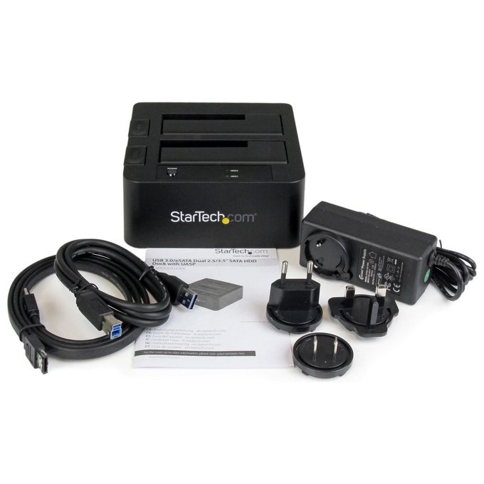 StarTech.com Esata-usb 3.0 Dual Hdd-ssd Dock Uasp Sata 6gbps 25-35'' Hdd