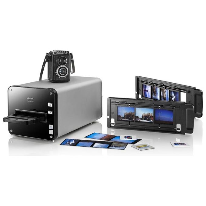Plustek OpticFilm 120 Scanner per Diapositive Nero-Grigio