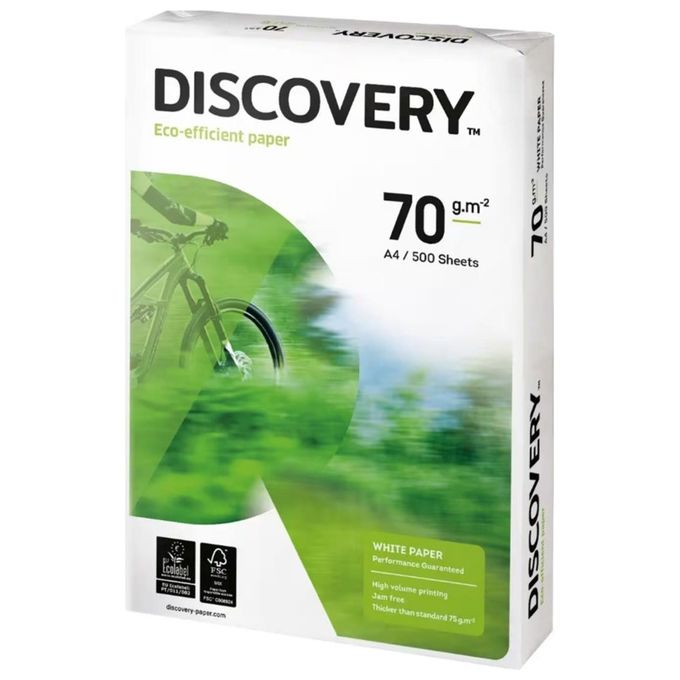 Navigator DISCO70240A4 Discovery Carta per Stampanti A4 70 g-m² 5 Risme 2500 Fogli colore Bianco