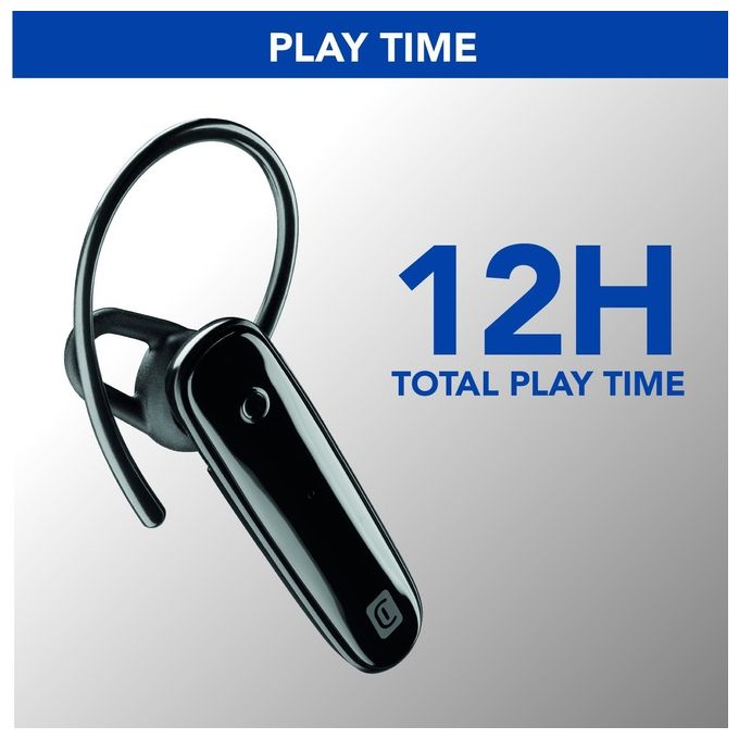 Cellularline BTSCOREK Score Auricolare Bluetooth Mono In-ear Multipoint Archetto Removibile colore Nero