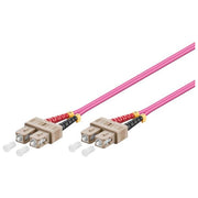 WP WPC-FP4-5SCSC-020 Cavo a Fibre Ottiche 2mt OM4 SC Viola