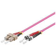 Wp Europe Cavo a Fibre Ottiche 5mt ST SC OM4 Viola