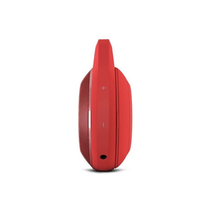 JBL JBLCLIPREDEU Clip Altoparlante Portatile Connessione Bluetooth e Cavo 5 h di Autonomia colore Rosso