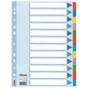 Esselte Cf10 Intercalare 12 T Colorati A4