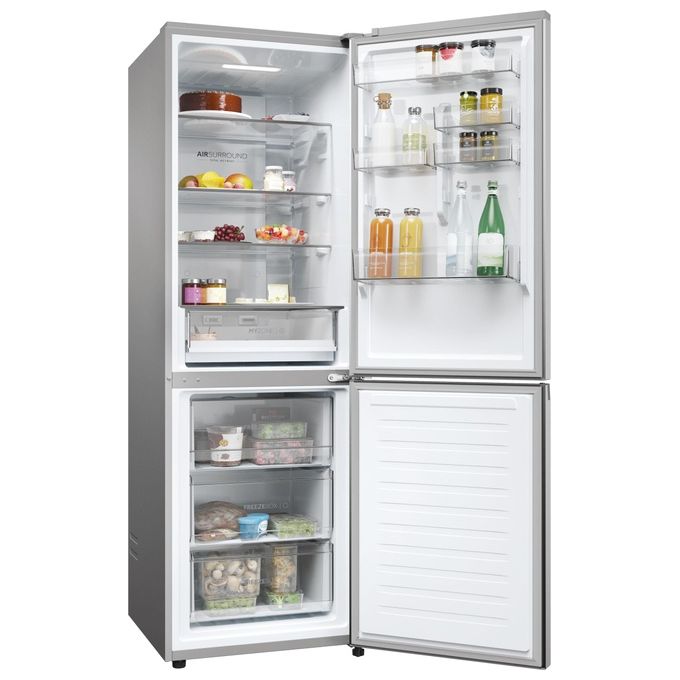 Haier HDPW3618DNPK Serie 3 Frigorifero Combinato 352 L 185 cm Classe D 35 dB No Frost Wi-Fi colore Inox