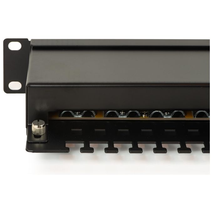Link LKP624S Pannello Patch Schermato 24 Porte RJ45 CAT 6 19'' 250 MHz POE+ colore Nero