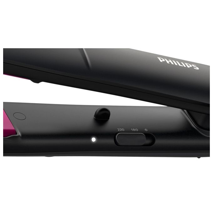Philips BHS375-00 StraightCare ThermoProtect Piastra per Capelli Temperatura 220 gradi Nero