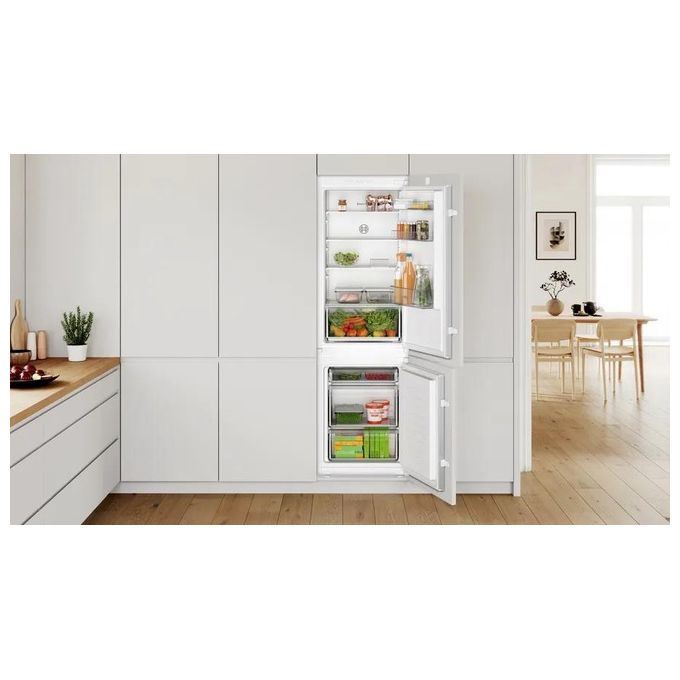 Bosch KIV865SE0 Serie 2 Frigorifero Combinato da Incasso 267 L 177,2 cm Classe E 35 dB Low Frost colore Bianco