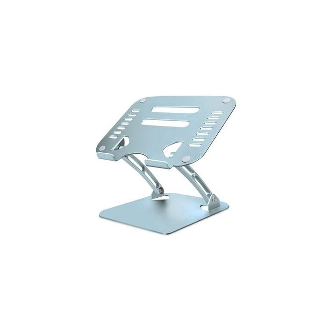 Atlantis P022-LS01-AP Supporto per Computer Portatile in Alluminio con Altezza Regolabile da 0 a 9 cm e Inclinazione da 0° a 90° colore Argento