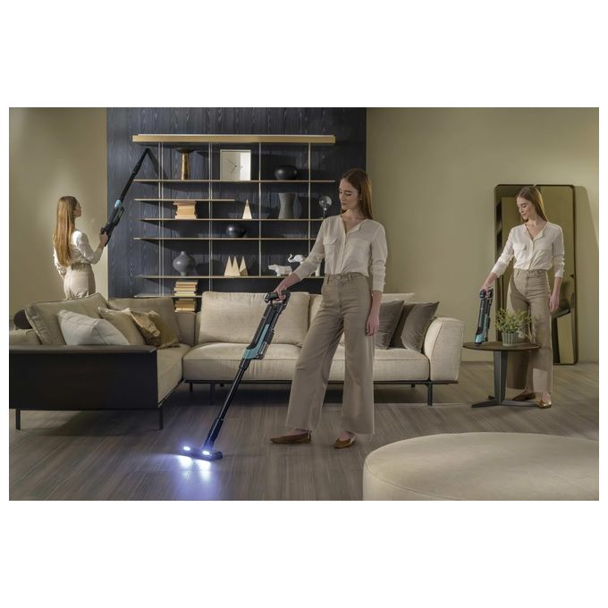 Hoover HF201P 011 HF2 Aspirapolvere Scopa Elettrica a Batteria Ciclonica Senza Sacchetto 1 L 40 min autonomia colore Blu