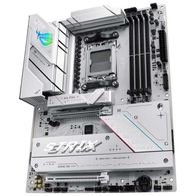 ASUS 90MB1J50-M0AAY0 ROG STRIX B850-A Scheda Madre ATX Socket AM5 DDR5 fino a 8000 MHz Wi-Fi 7 colore Bianco