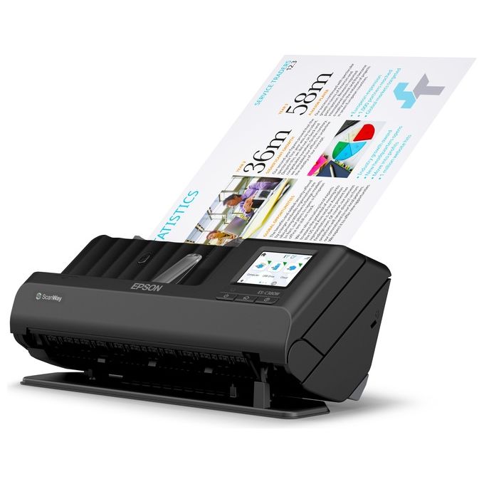 Epson B11B269401 ES-C380W Scanner con ADF + alimentatore di fogli 600 x 600 DPI A4 colore Nero