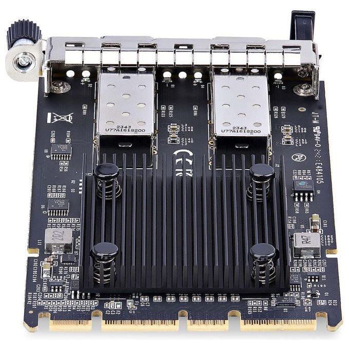 StarTech.com O1210I-NETWORK-CARD Scheda di rete server OCP 3.0 SFP+ a 2 porte con chipset Intel X710-BM2 velocita' 10 Gbps interfaccia Fibra colore Nero