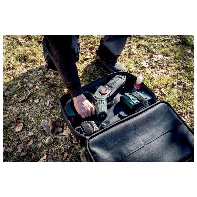 Metabo 600856500 MS 18 LTX 15 Potatore a Batteria 18V 2Ah Barra 15 cm 5 m-s 1.6 Kg