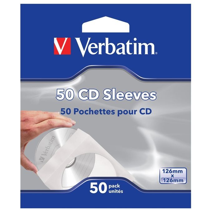 Verbatim Custodie Cd Carta 50pz