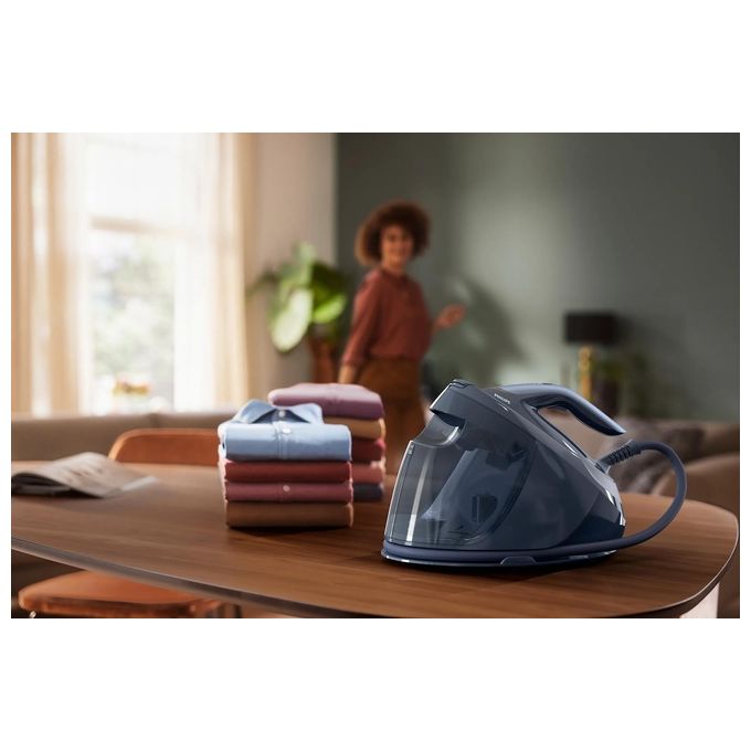 Philips PSG7130-20 PerfectCare 7000 Ferro da Stiro con Caldaia 2100 W 8 bar 600 g-min 1,8 L colore Blu